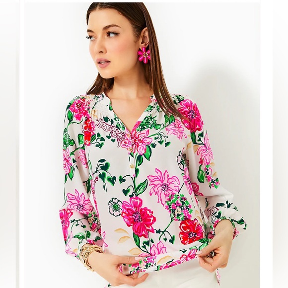 NWT Lilly Pulitzer Elsa Top Size M - Picture 1 of 7